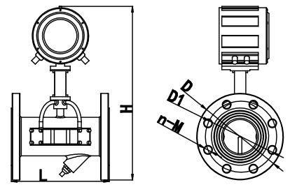 Ultrasonic Heat Meter, 291 Series (Cast iron, Flange Type)