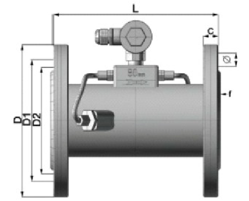 Ultrasonic Split Heat Meter, 220 Series (Carbon steel, Flange Type)